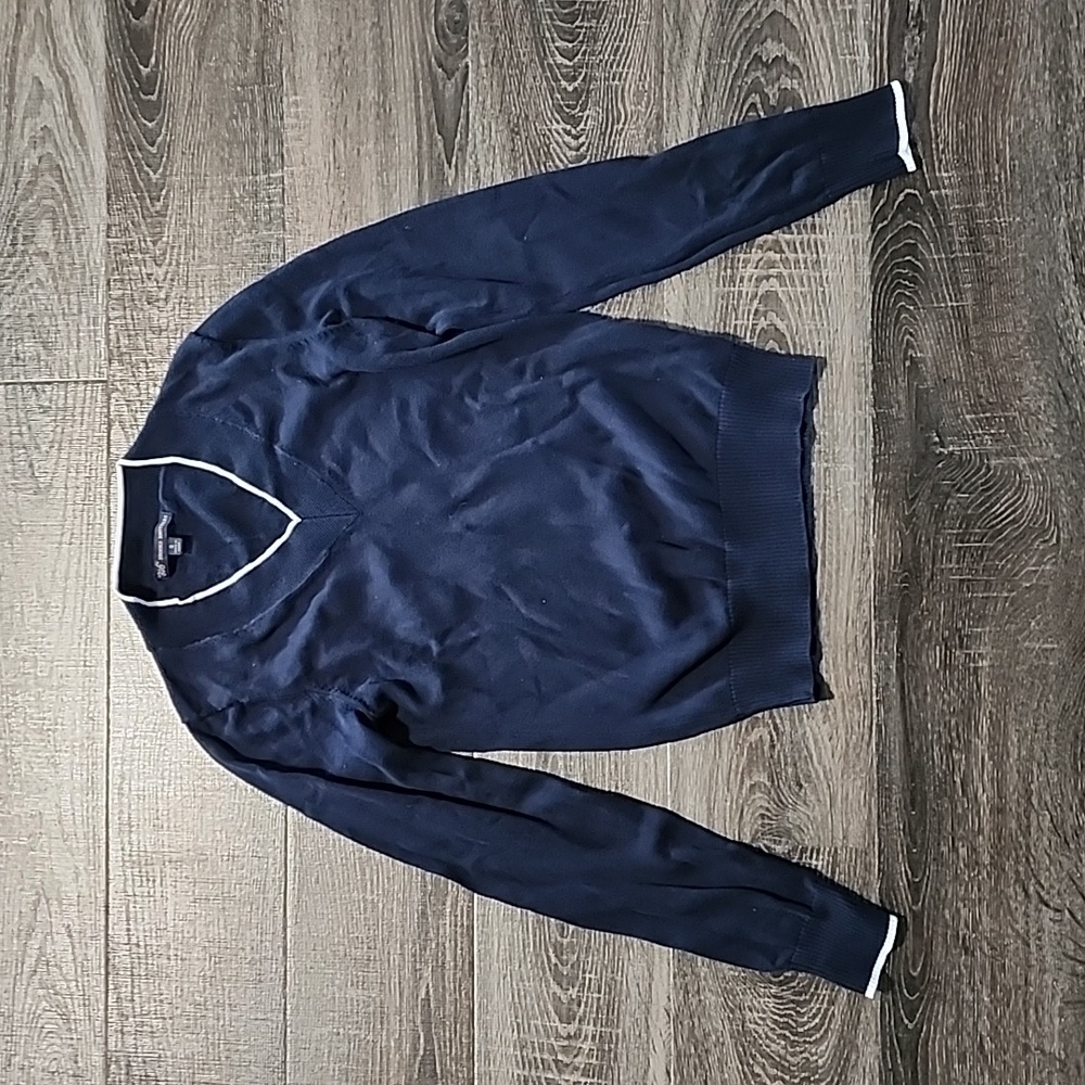 🦇 Brooks Brothers Cotton V-Neck Sweater 🦇